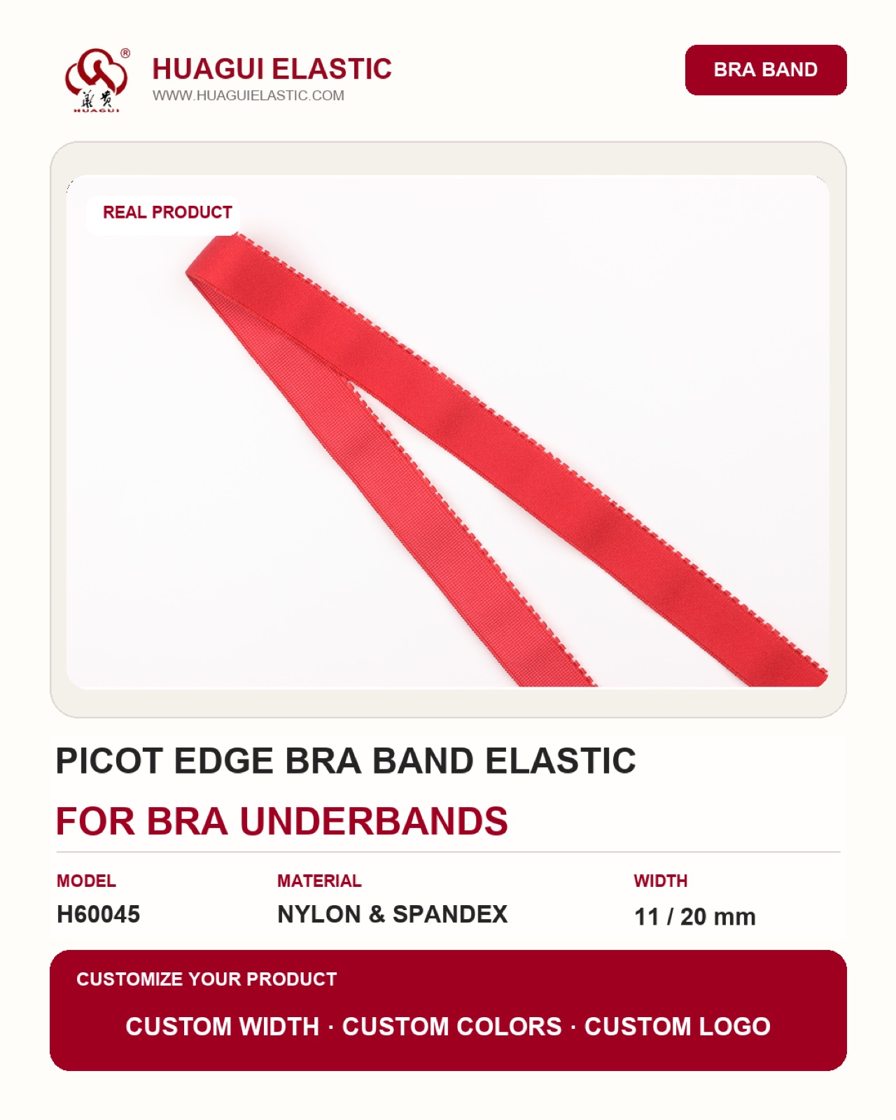 H60045 | Picot Elastic - Application